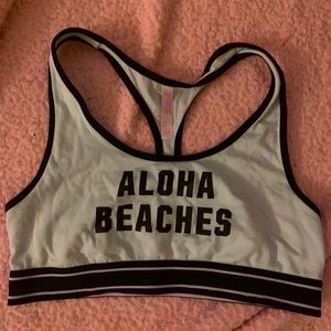 Large PINK sports bra